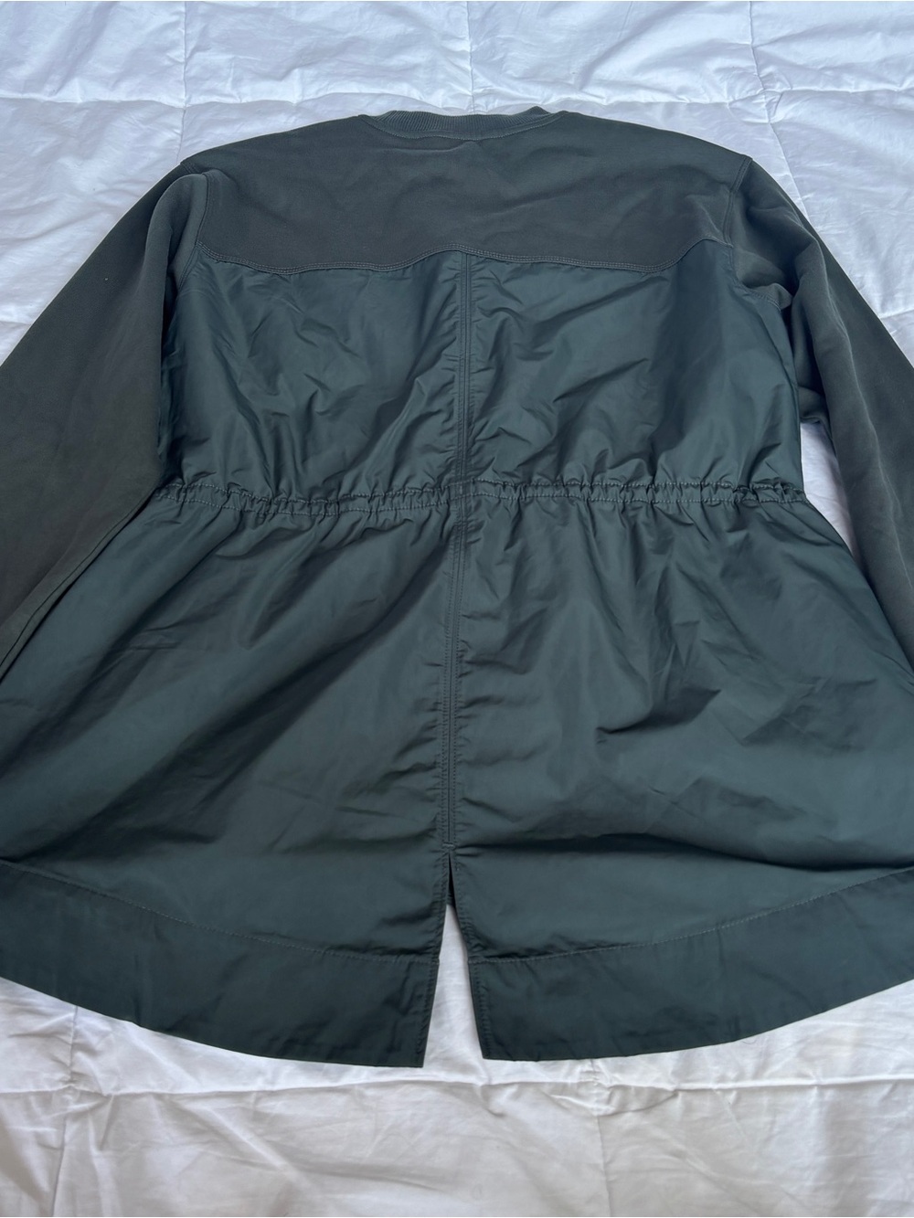 Athleta Triumph Hybrid Crewneck Top in Green Size XS - Picture 3 of 7